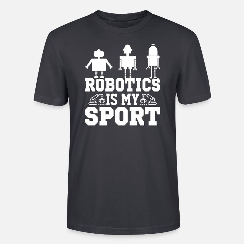 Robot Programmer Automation Technician - Stanley/Stella CRAFTER Unisex Organic T-Shirt - India Ink Grey
