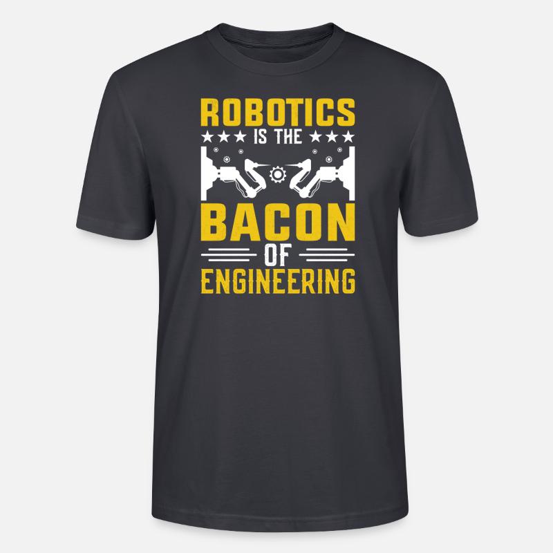 Roboter Programmierer Automatisierungstechniker - Stanley/Stella Unisex Bio-T-Shirt CRAFTER - Dunkles Graublau