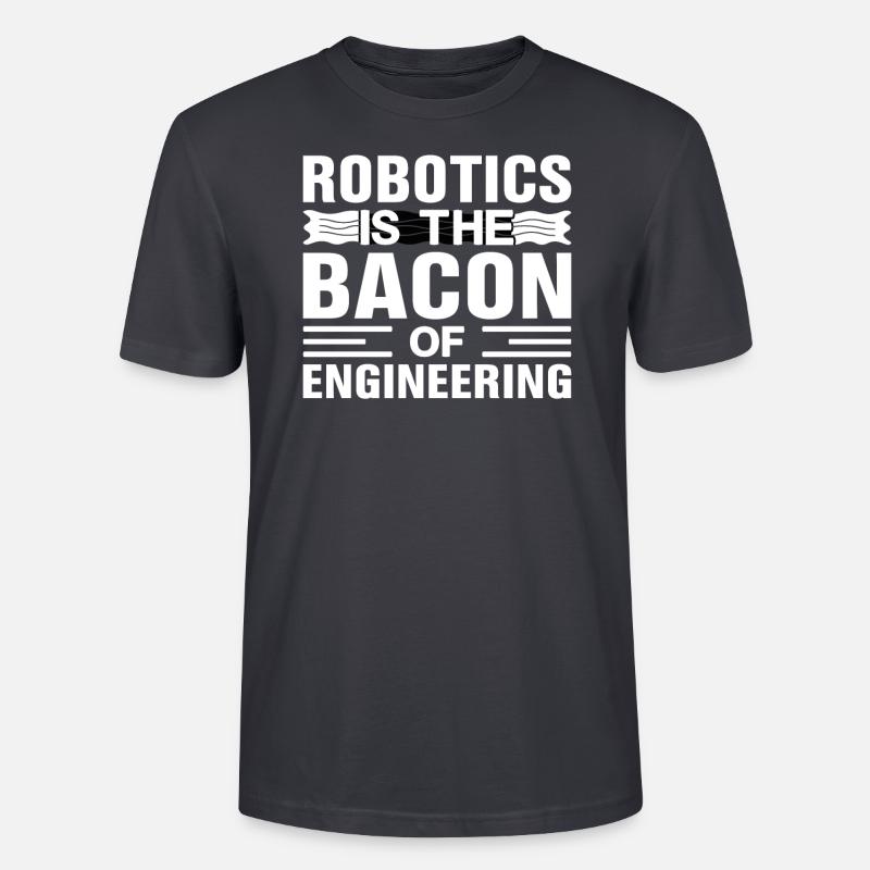 Roboter Programmierer Automatisierungstechniker - Stanley/Stella Unisex Bio-T-Shirt CRAFTER - Dunkles Graublau