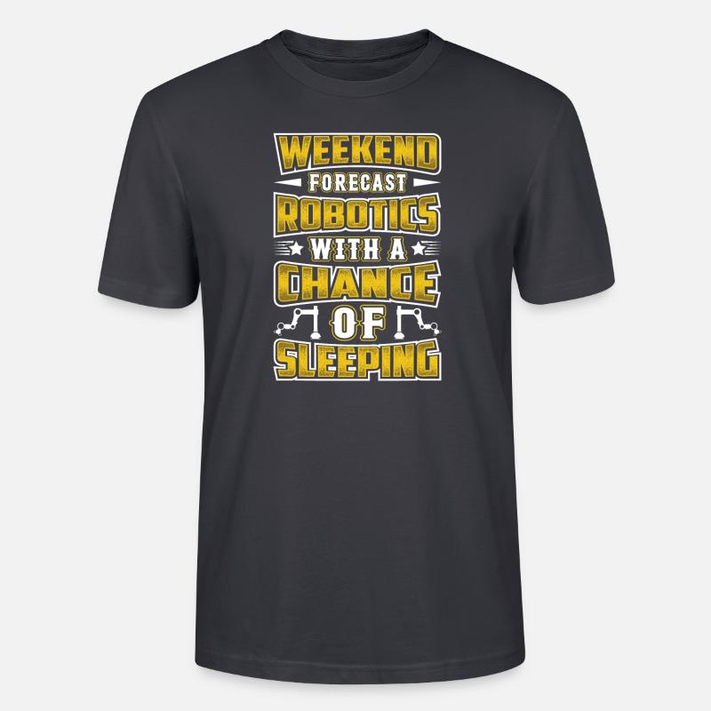 Robot Programmer Automation Technician - Stanley/Stella CRAFTER Unisex Organic T-Shirt - India Ink Grey