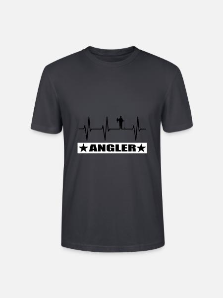 Angeln - Stanley/Stella Unisex Bio-T-Shirt CRAFTER - Dunkles Graublau