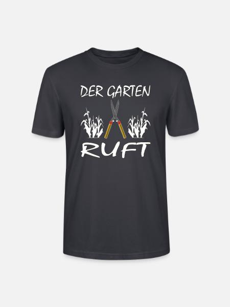 Garten - Stanley/Stella Unisex Bio-T-Shirt CRAFTER - Dunkles Graublau