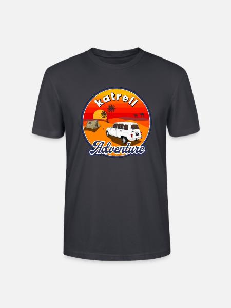 KATRELL 4L - T-shirt bio CRAFTER Stanley Stella Unisexe - bleu gris foncé