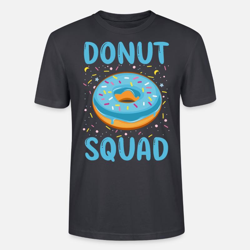 Donut Squad - Stanley/Stella Unisex Bio-T-Shirt CRAFTER - Dunkles Graublau