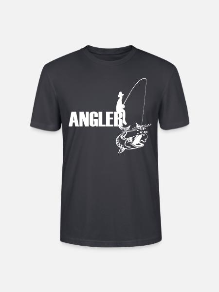 Angeln - Stanley/Stella Unisex Bio-T-Shirt CRAFTER - Dunkles Graublau