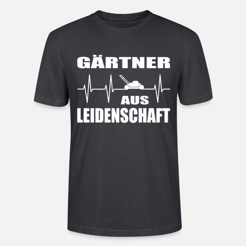 Garten - Stanley/Stella Unisex Bio-T-Shirt CRAFTER - Dunkles Graublau