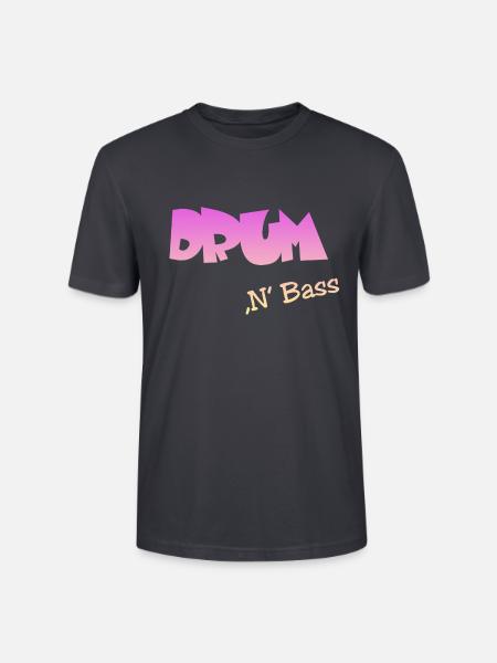 Drum n Bass, Techno, Minimal - Stanley/Stella Unisex Bio-T-Shirt CRAFTER - Dunkles Graublau