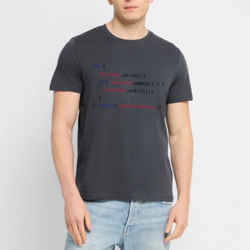 Code Coffee Refill Programming v2 Stanley/Stella CRAFTER Unisex Organic T-Shirt