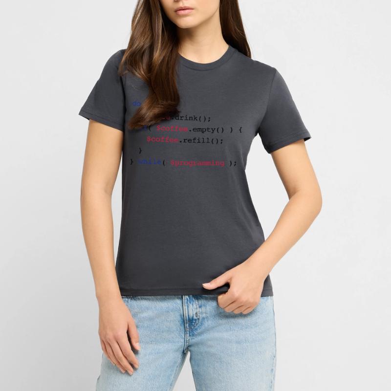 Code Coffee Refill Programming v2 Stanley/Stella CRAFTER Unisex Organic T-Shirt