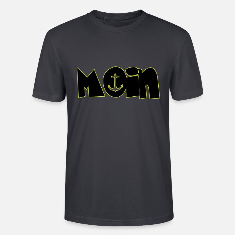 MOIN - Stanley/Stella Unisex Bio-T-Shirt CRAFTER - Dunkles Graublau