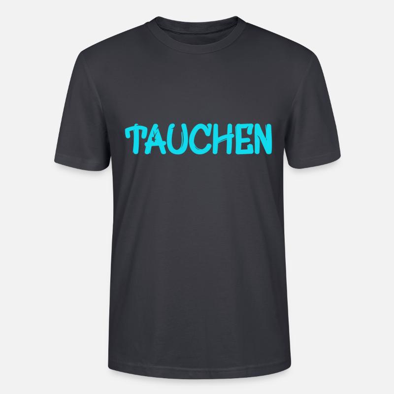 Taucher, tauchen, Geschenk, Geschenkidee, Dive - Stanley/Stella Unisex Bio-T-Shirt CRAFTER - Dunkles Graublau