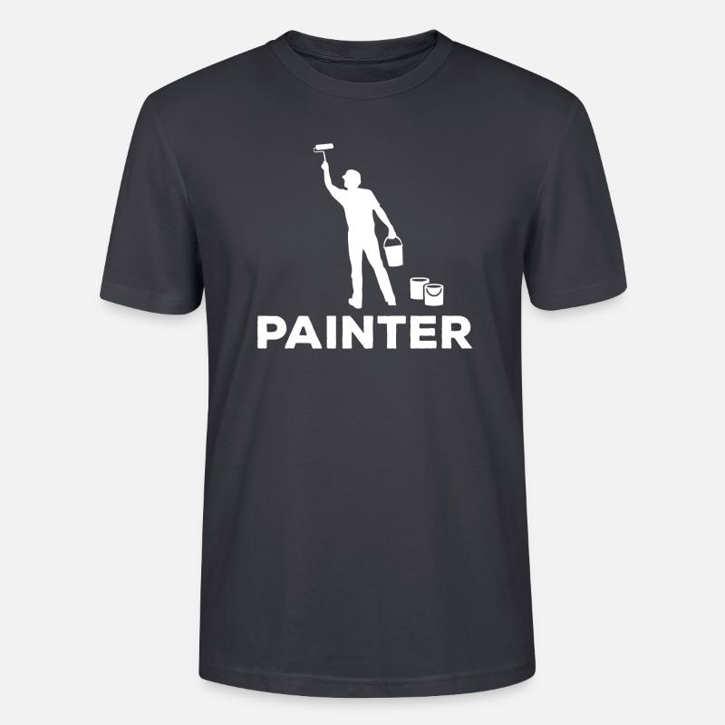 Maler Painter - Stanley/Stella Unisex Bio-T-Shirt CRAFTER - Dunkles Graublau