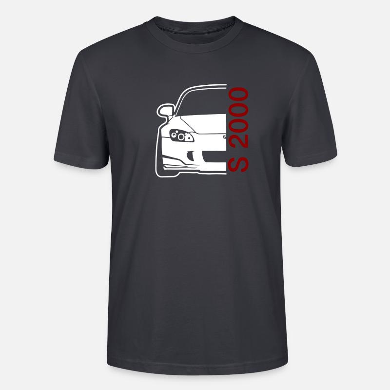 S 2000 Auto - Stanley/Stella Unisex Bio-T-Shirt CRAFTER - Dunkles Graublau