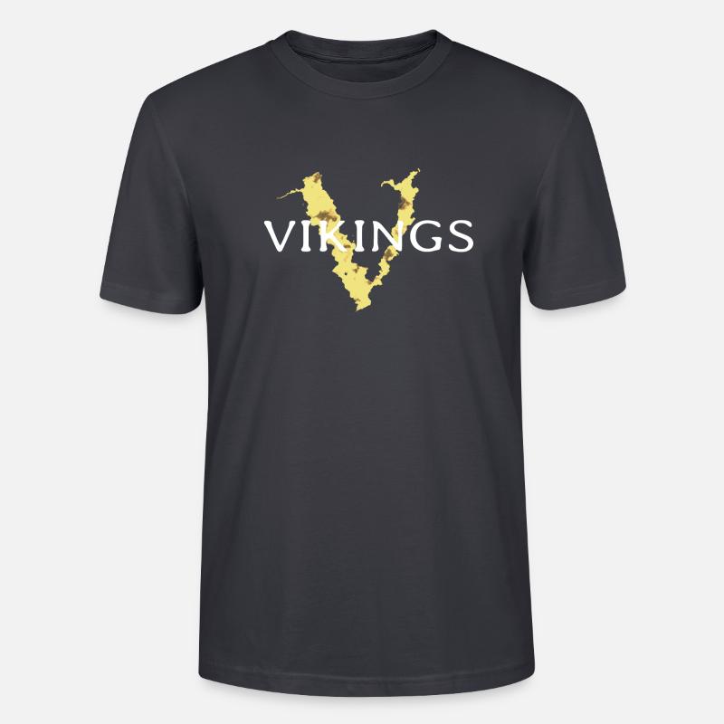 Vikings - Stanley/Stella CRAFTER Unisex Organic T-Shirt - India Ink Grey