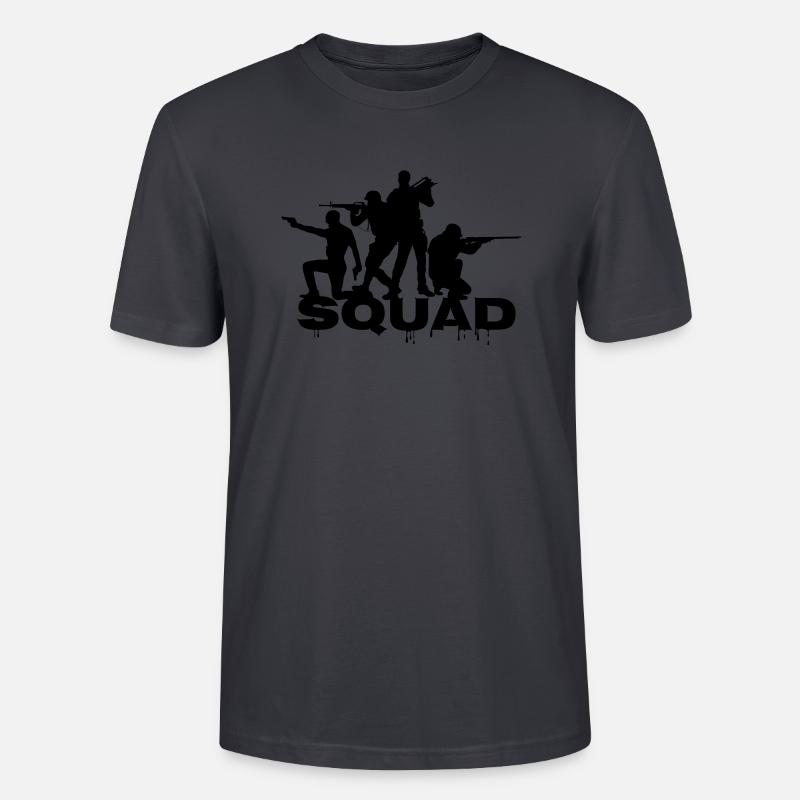 squad - Stanley/Stella Unisex Bio-T-Shirt CRAFTER - Dunkles Graublau