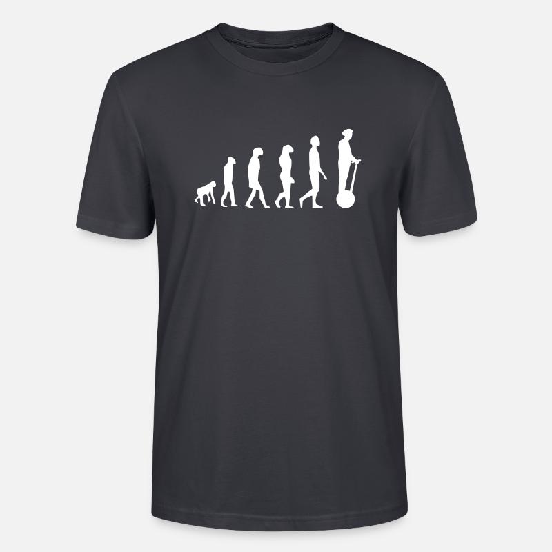 Evolution Segway - T-shirt bio CRAFTER Stanley Stella Unisexe - bleu gris foncé