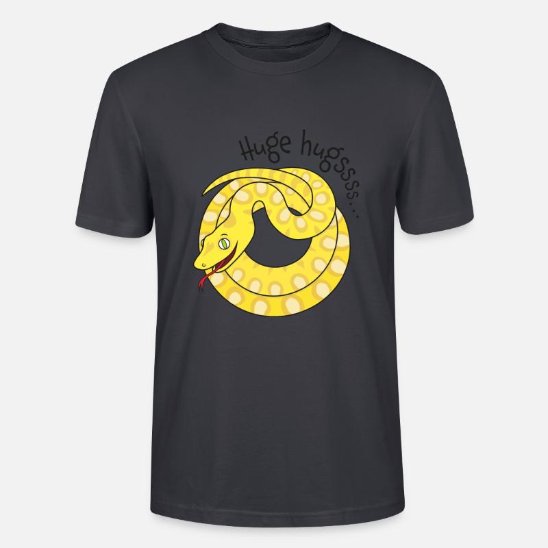 Tight hugs available from python! - Stanley/Stella CRAFTER Unisex Organic T-Shirt - India Ink Grey