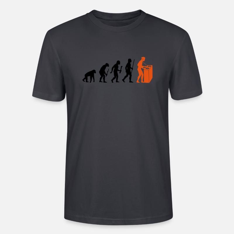 Evolution Techno - Stanley/Stella CRAFTER Unisex Organic T-Shirt - India Ink Grey