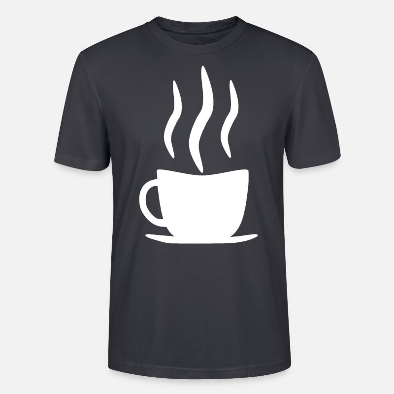 Kaffeetasse weiss - Stanley/Stella Unisex Bio-T-Shirt CRAFTER - Dunkles Graublau