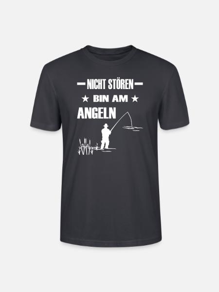 Angeln - Stanley/Stella Unisex Bio-T-Shirt CRAFTER - Dunkles Graublau