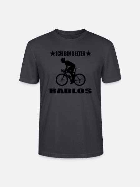 Fahrrad - Stanley/Stella Unisex Bio-T-Shirt CRAFTER - Dunkles Graublau