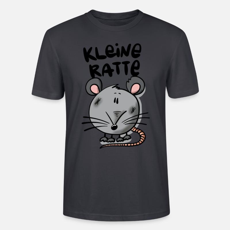Ratte Klein - Stanley/Stella Unisex Bio-T-Shirt CRAFTER - Dunkles Graublau