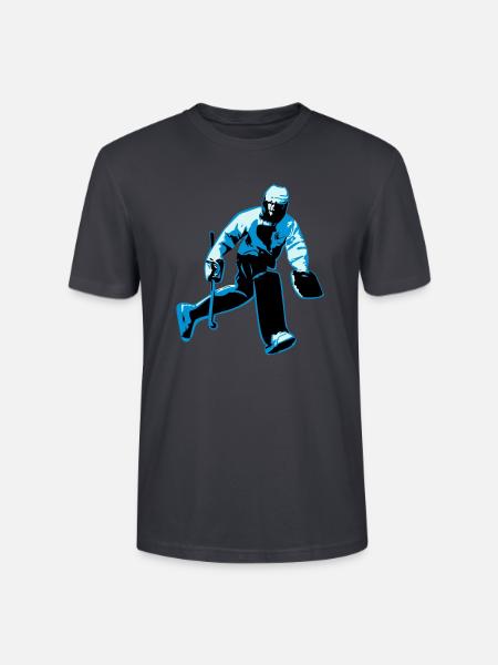 Feldhockey-Torwart - Stanley/Stella Unisex Bio-T-Shirt CRAFTER - Dunkles Graublau
