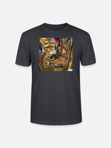 Fluid City - Stanley/Stella Unisex Bio-T-Shirt CRAFTER - Dunkles Graublau