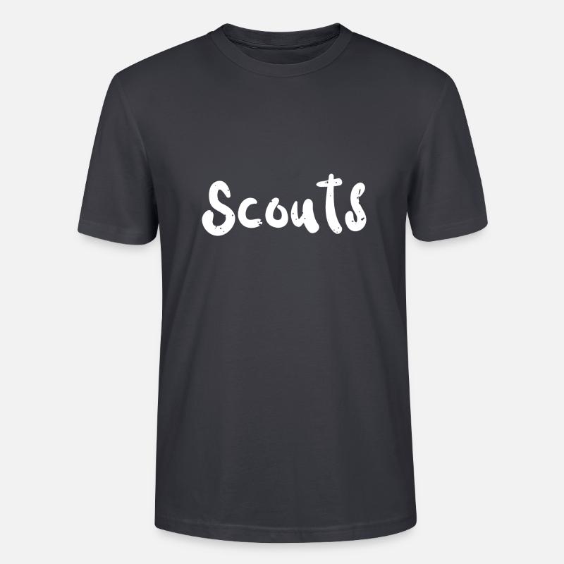 Scouts - Camping - Stanley/Stella Unisex Bio-T-Shirt CRAFTER - Dunkles Graublau