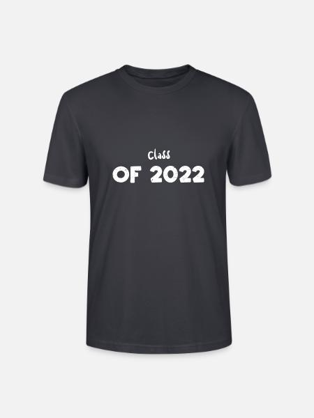 Class of 2022 - Tennis - Stanley/Stella Unisex Bio-T-Shirt CRAFTER - Dunkles Graublau