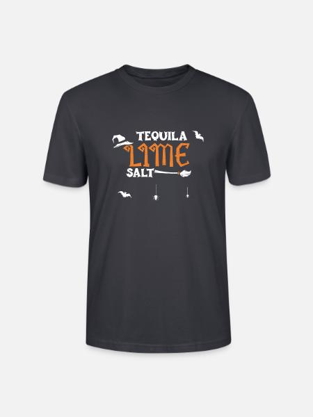 Tequila Lime Salt - Halloween - Stanley/Stella Unisex Bio-T-Shirt CRAFTER - Dunkles Graublau