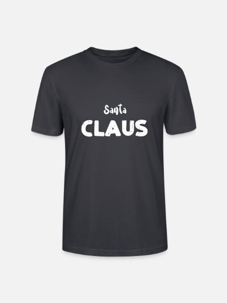 Santa Claus - Christmas - Stanley/Stella Unisex Bio-T-Shirt CRAFTER - Dunkles Graublau