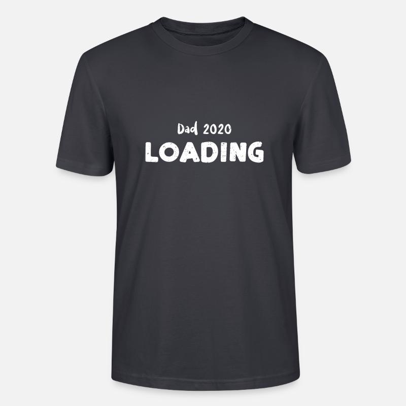 Dad 2020 Loading - Dad - Stanley/Stella Unisex Bio-T-Shirt CRAFTER - Dunkles Graublau