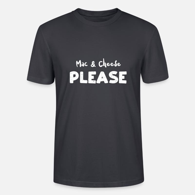 Mac & Cheese Please - Cheese - T-shirt bio CRAFTER Stanley Stella Unisexe - bleu gris foncé