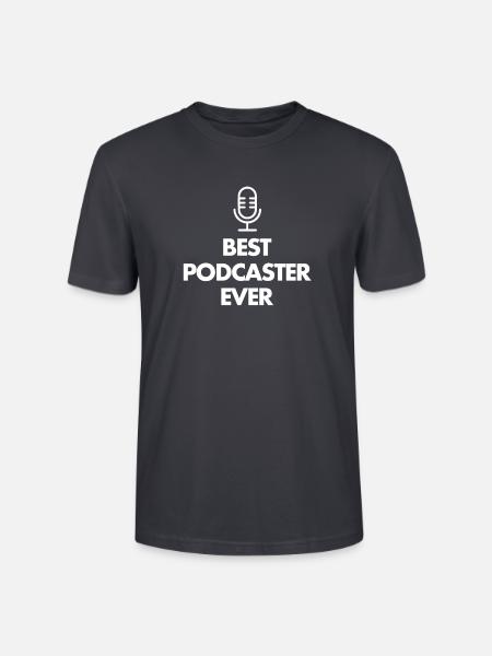 Podcast - Stanley/Stella CRAFTER Unisex Organic T-Shirt - India Ink Grey