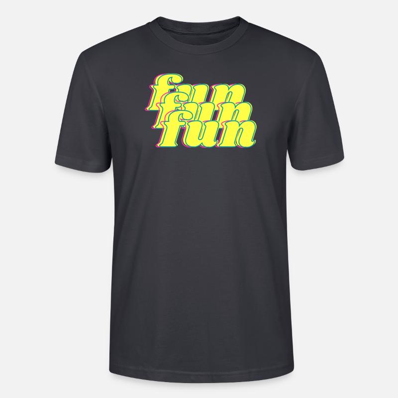 Spaß - Stanley/Stella Unisex Bio-T-Shirt CRAFTER - Dunkles Graublau