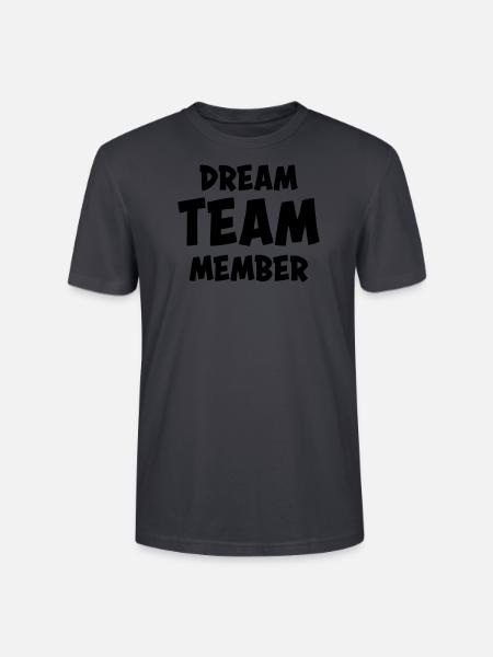 Dream team member - Stanley/Stella CRAFTER Unisex Organic T-Shirt - India Ink Grey