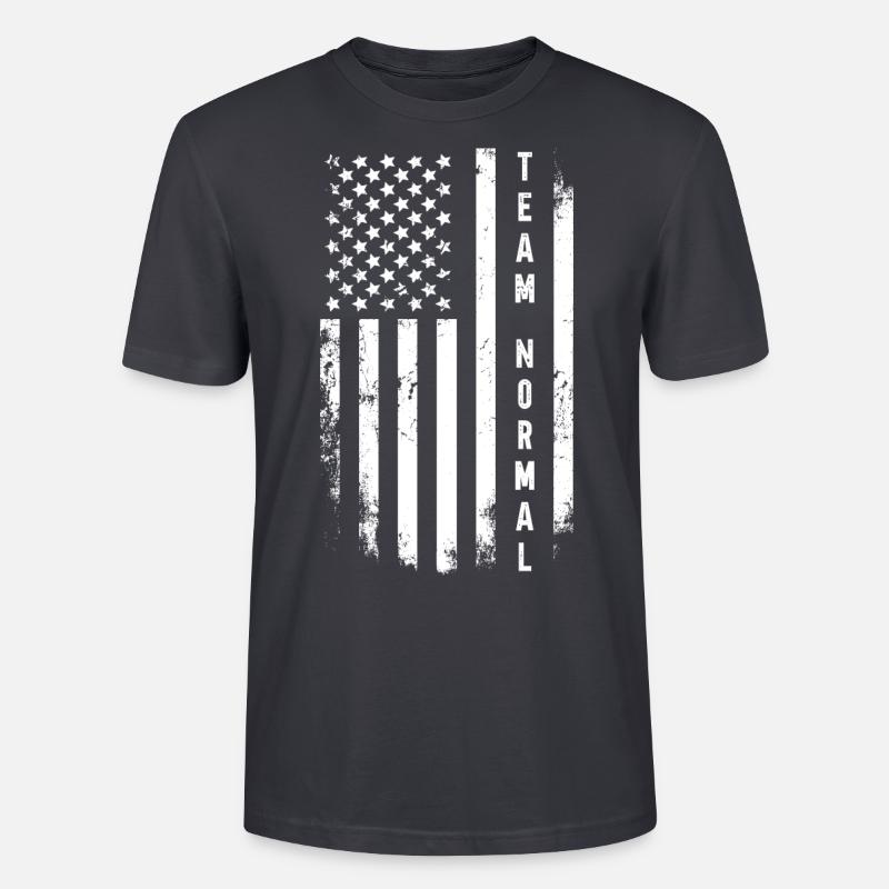 Team Normal - Stanley/Stella Unisex Bio-T-Shirt CRAFTER - Dunkles Graublau