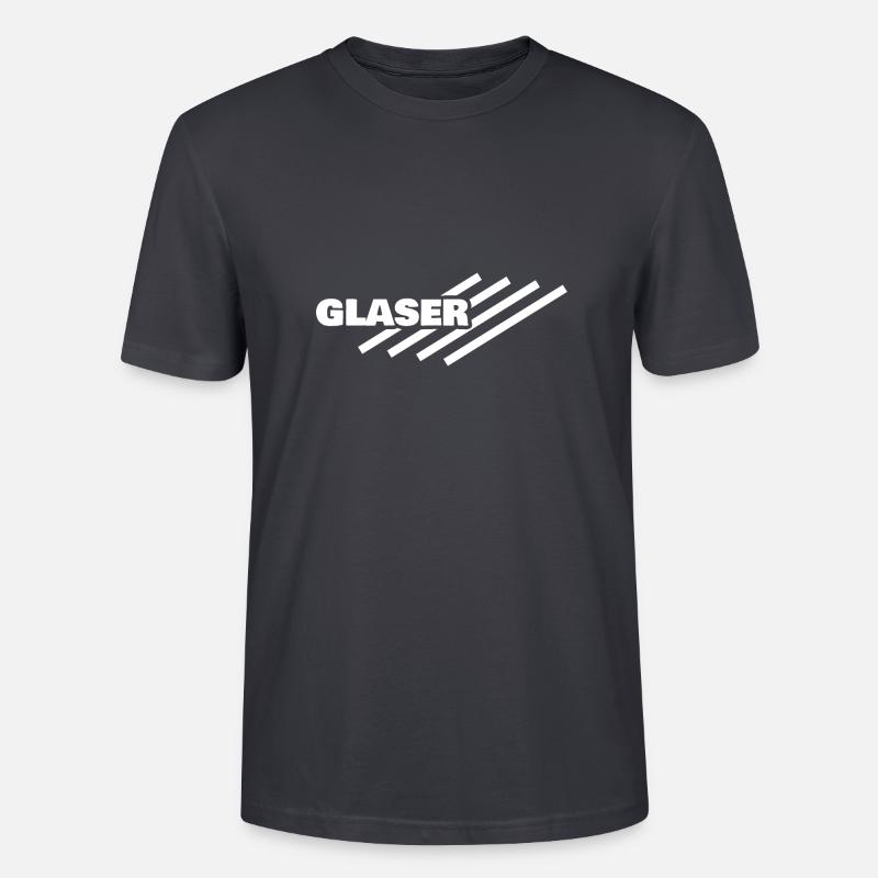 Glaser als Arbeitsplatz - Stanley/Stella Unisex Bio-T-Shirt CRAFTER - Dunkles Graublau