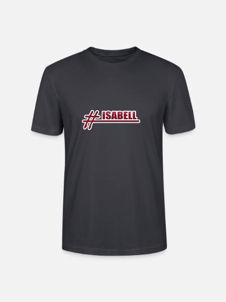 ISABELL Isabell - Stanley/Stella Unisex Bio-T-Shirt CRAFTER - Dunkles Graublau