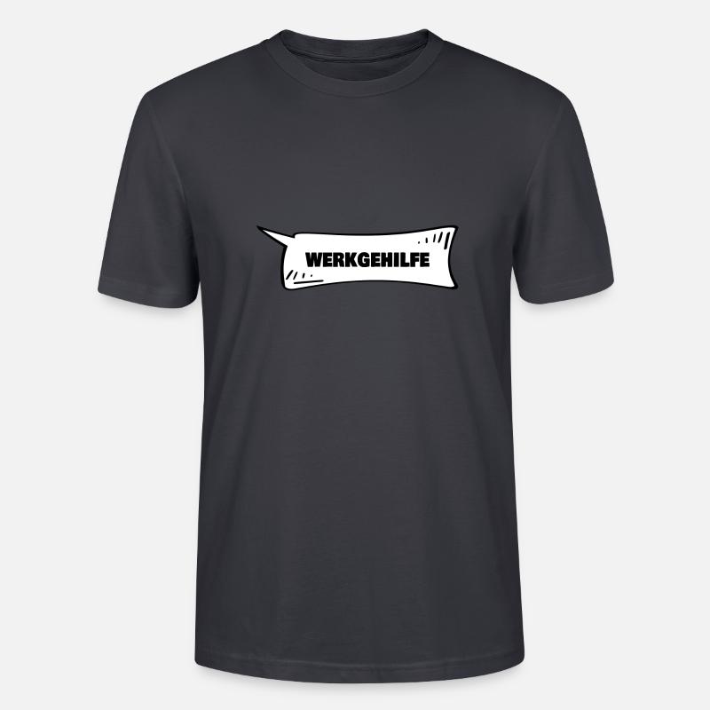 Speech Bubble Tool Assistant - Stanley/Stella CRAFTER Unisex Organic T-Shirt - India Ink Grey