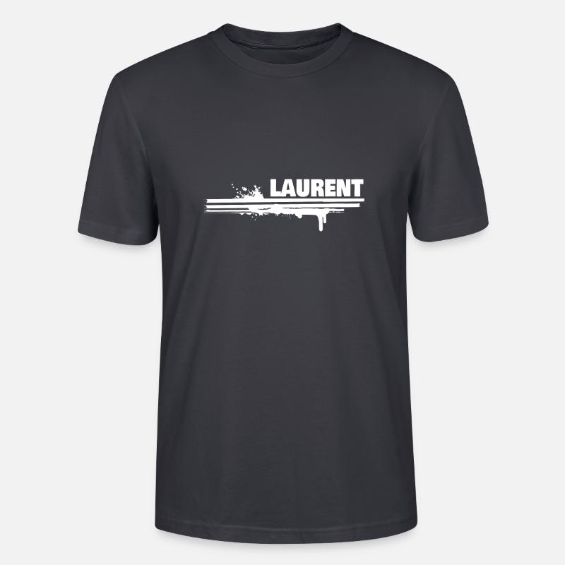 Farbklecks Laurent - Stanley/Stella Unisex Bio-T-Shirt CRAFTER - Dunkles Graublau