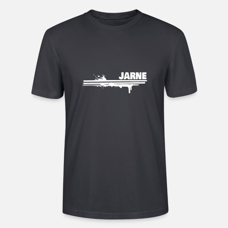Farbklecks Jarne - Stanley/Stella Unisex Bio-T-Shirt CRAFTER - Dunkles Graublau