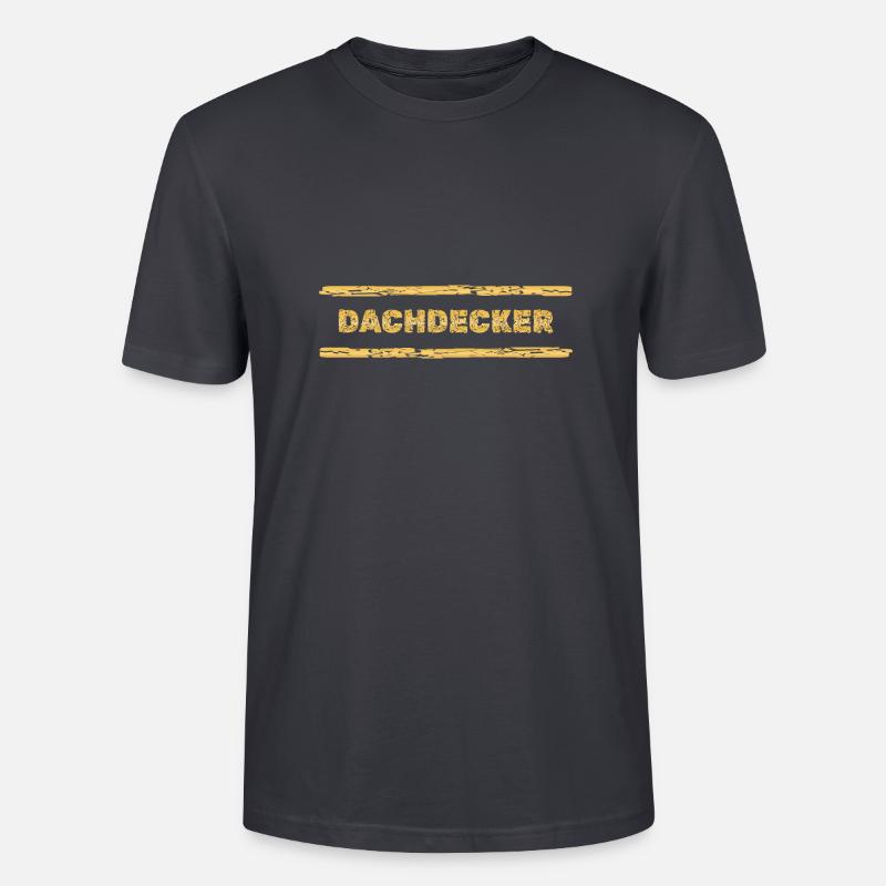 Beruf Dachdecker - Stanley/Stella Unisex Bio-T-Shirt CRAFTER - Dunkles Graublau
