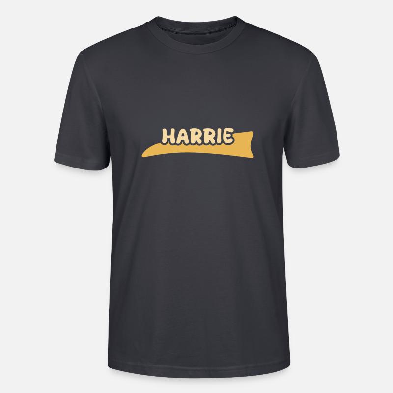 Vorname Harrie - Stanley/Stella Unisex Bio-T-Shirt CRAFTER - Dunkles Graublau