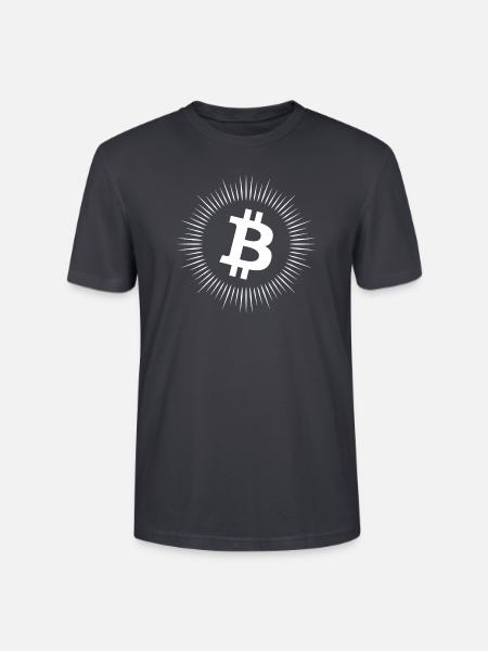 Bitcoin - Stanley/Stella Unisex Bio-T-Shirt CRAFTER - Dunkles Graublau