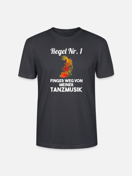 Tanzen Party Musik Tänzer - Stanley/Stella Unisex Bio-T-Shirt CRAFTER - Dunkles Graublau