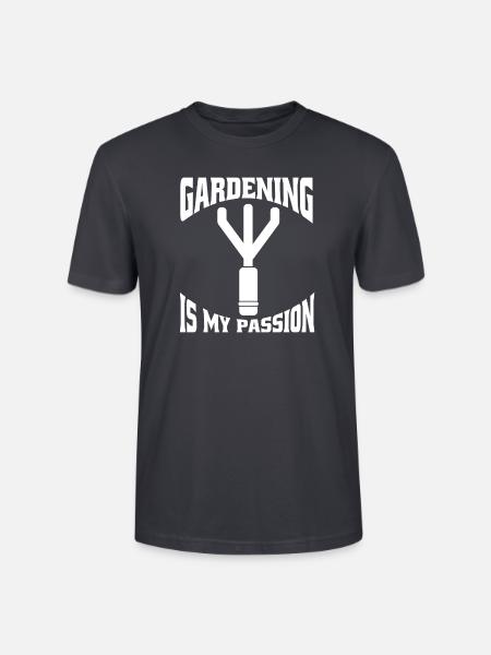 Gärtner Geschenk Obstgarten Hobbygärtner Garten - Stanley/Stella Unisex Bio-T-Shirt CRAFTER - Dunkles Graublau
