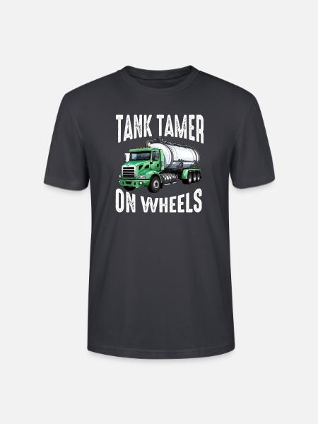 Klärgrubenpumpen-Servicer, Kanalsystem-Installateur - Stanley/Stella Unisex Bio-T-Shirt CRAFTER - Dunkles Graublau
