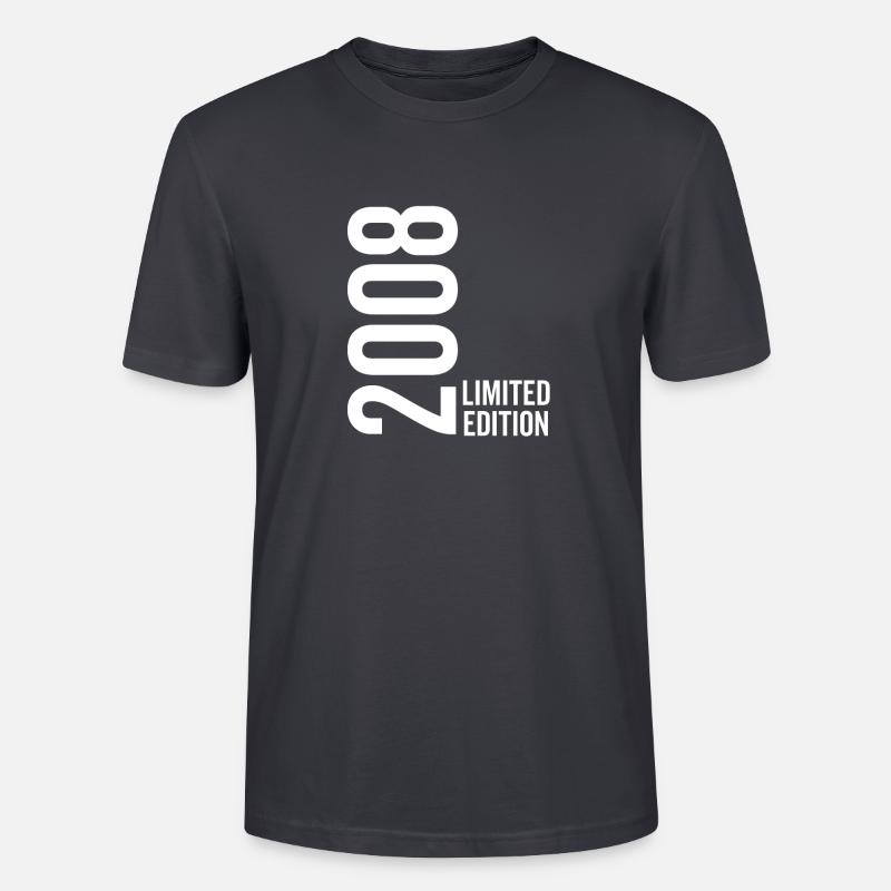 Édition limitée 2008 - T-shirt bio CRAFTER Stanley Stella Unisexe - bleu gris foncé